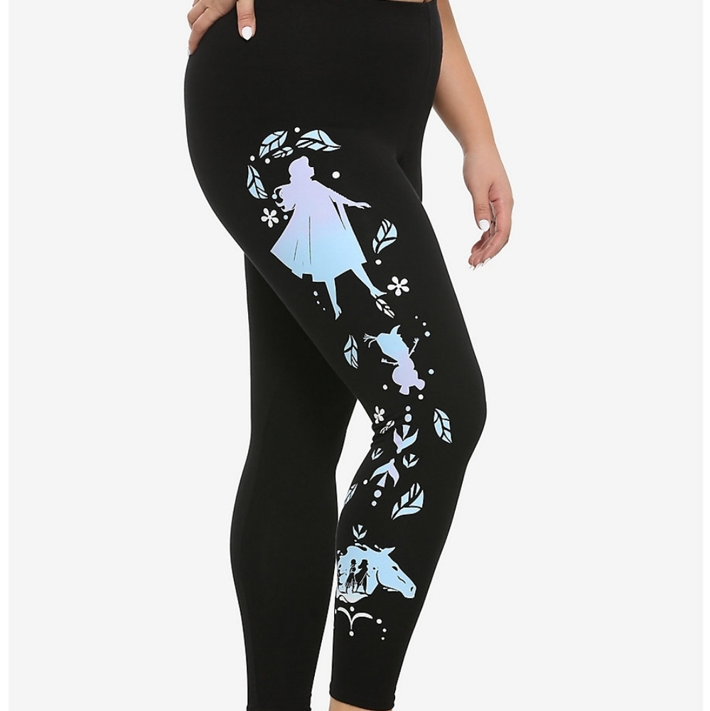 Frozen 2 Silhouette Leggings